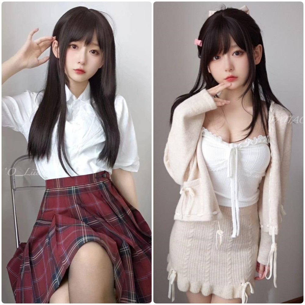 发条少女经典蒸汽朋克风格COS，身着紧身皮衣与机械装饰，眼神深邃神秘，背景为复古工业风]