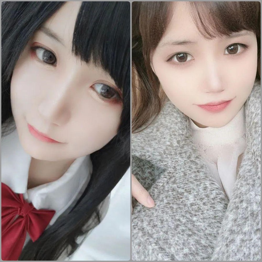 小仓千代w身着可爱日常私服，对着镜头甜美比耶，背景是温馨的日系卧室风格