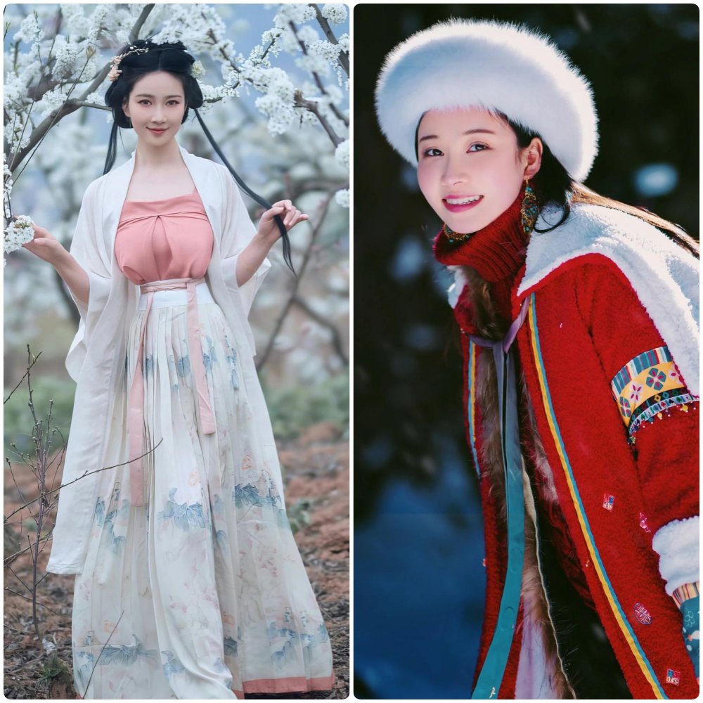 年年Yearni日常自拍风格图片，甜美笑容，比着可爱的剪刀手手势，背景是充满生活气息的房间