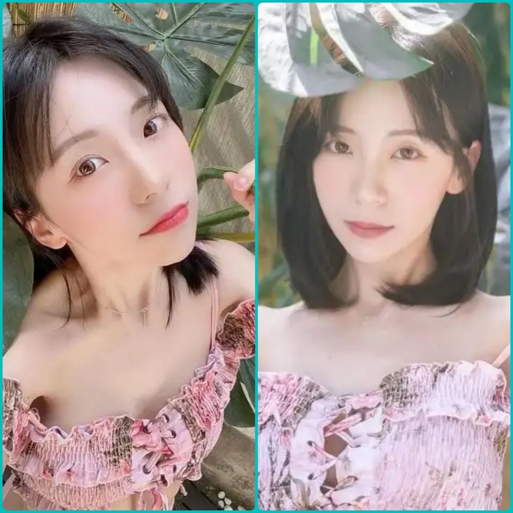 李素英身穿黑色紧身包臀裙OL装，展现修长美腿与完美身材曲线，眼神妩媚