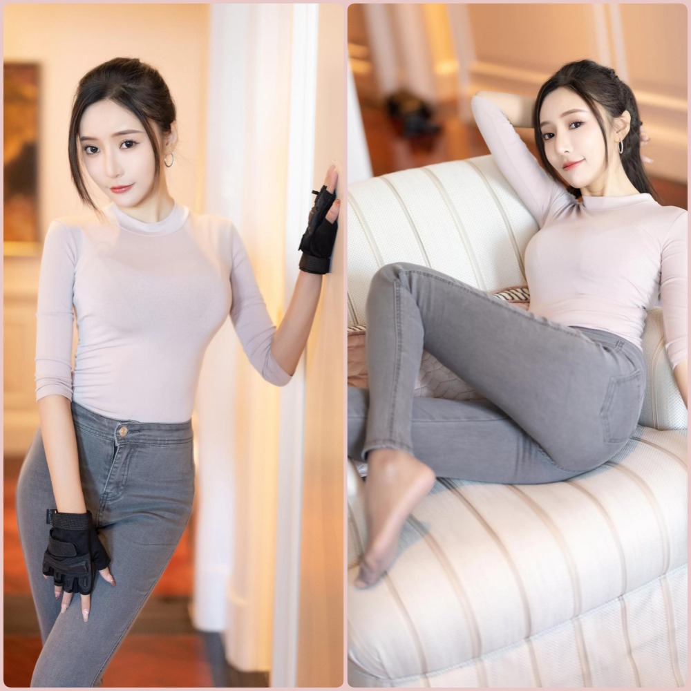 王馨瑶Yanni在户外阳光下的近景特写，妆容精致，微风吹拂发丝，露出甜美自信的笑容