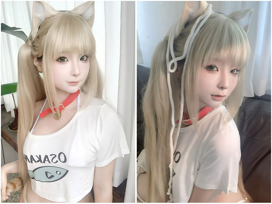 蠢沫沫经典创可贴系列写真特写