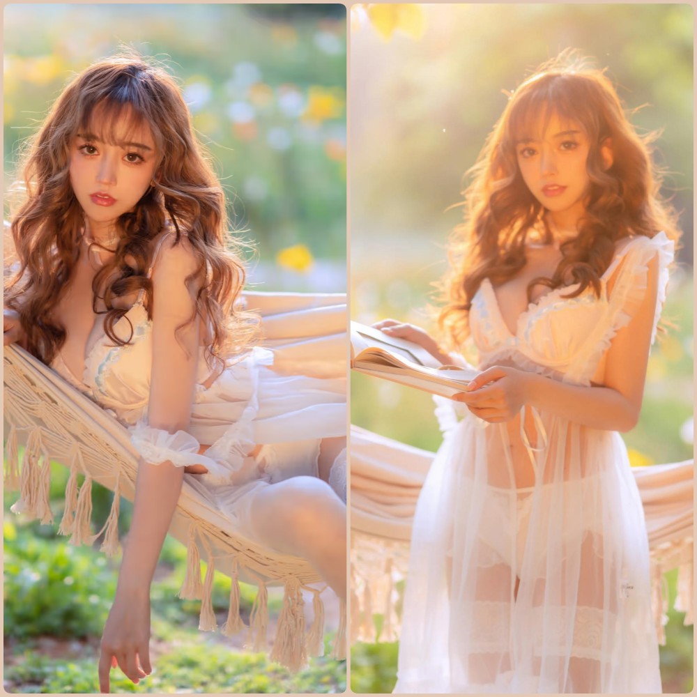 过期米线喵-尼禄-花嫁-高清COS图