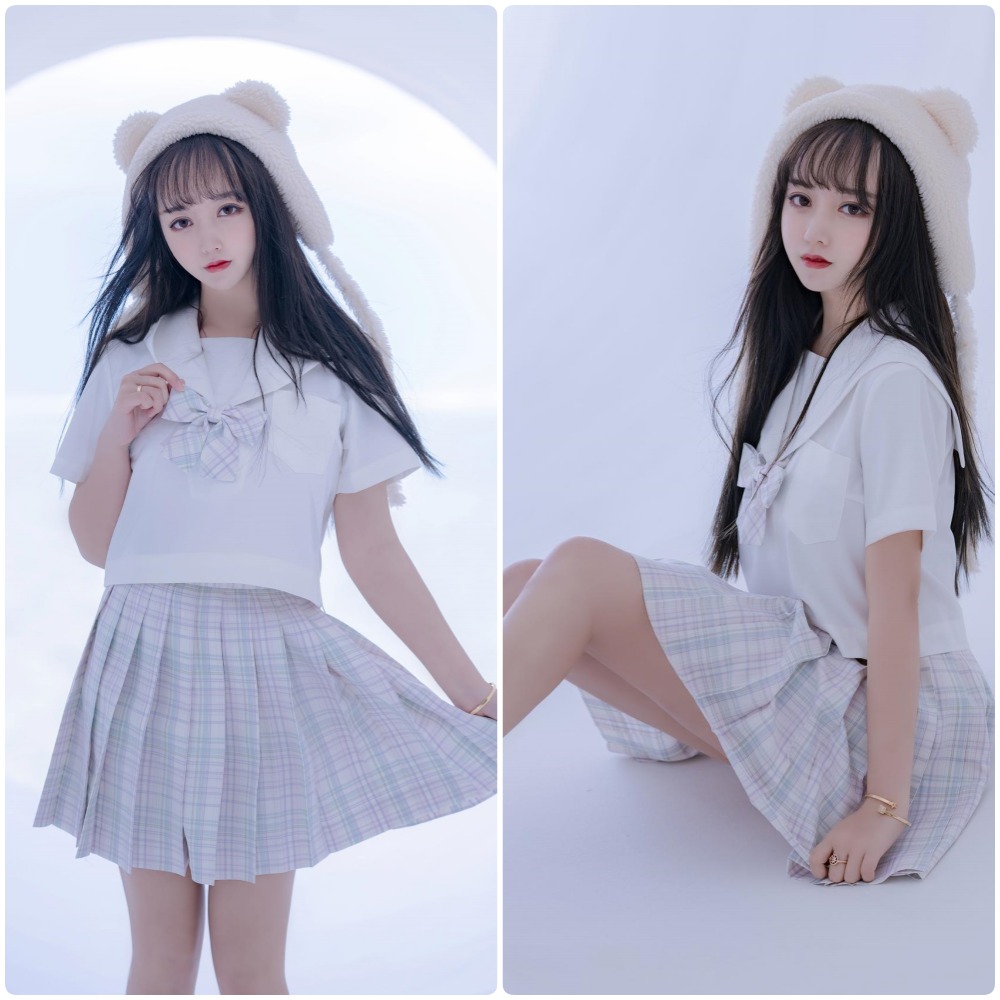 过期米线喵-赛博朋克女警-紧身衣-侧身展示