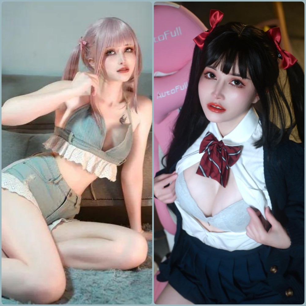 鹿八岁baby经典双马尾JK制服写真 高清壁纸