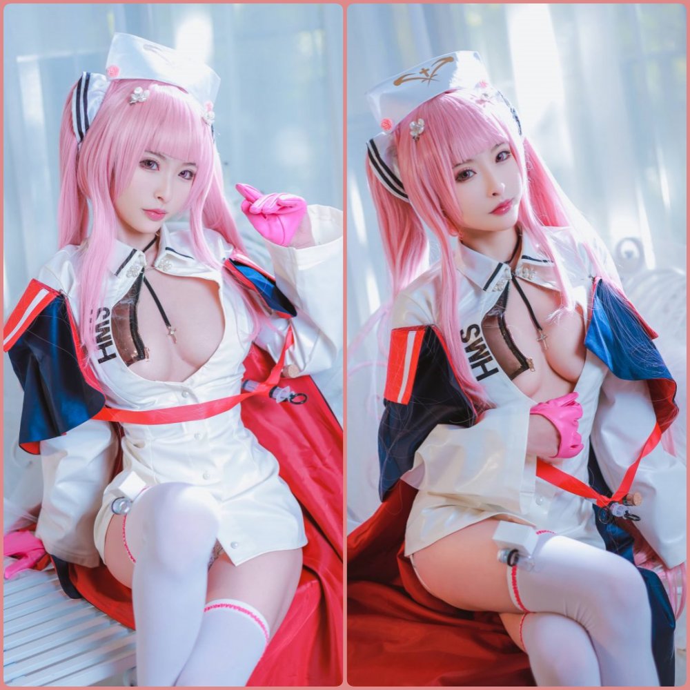 清水由乃cosplay战斗少女角色，手持武器酷飒造型，高清大图预览